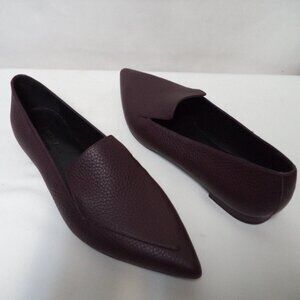 EVERLANE Flats Leather eggplant Italy loafers NEW Size Sz 9.5 - FITS US Sz 9